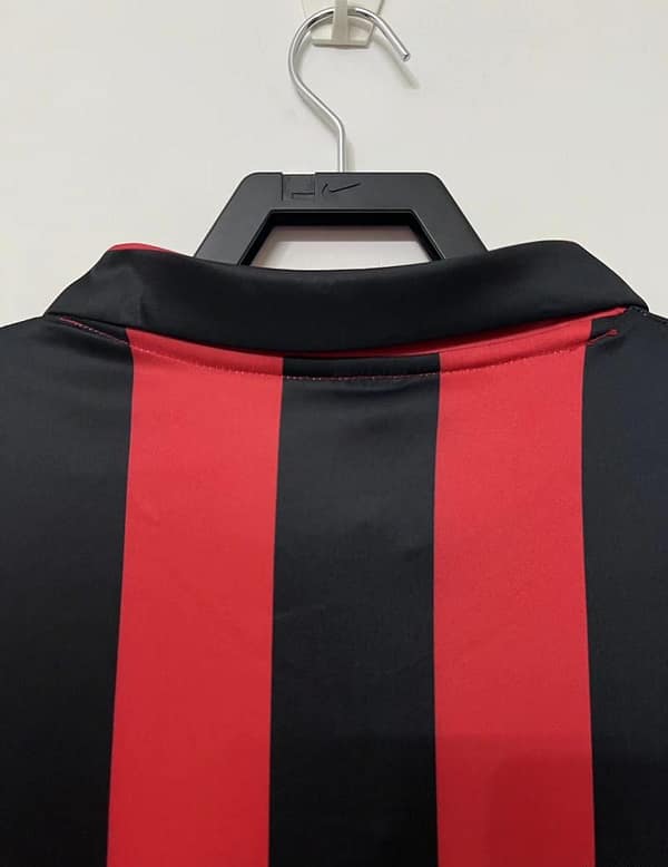 Retro 90/91 AC Milan Home Soccer Jersey - Image 2