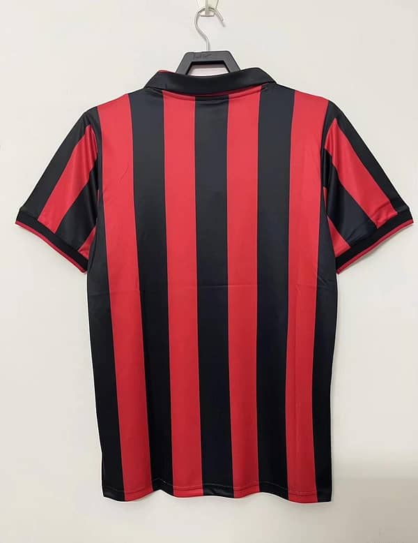 Retro 90/91 AC Milan Home Soccer Jersey - Image 7