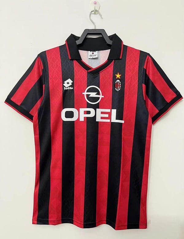 Retro 95/96AC Milan Home Soccer Jersey