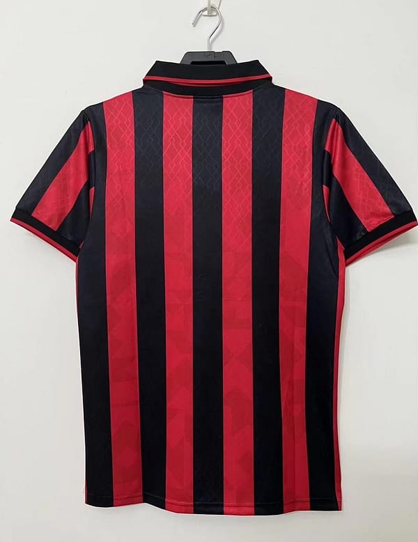 Retro 95/96AC Milan Home Soccer Jersey - Image 6