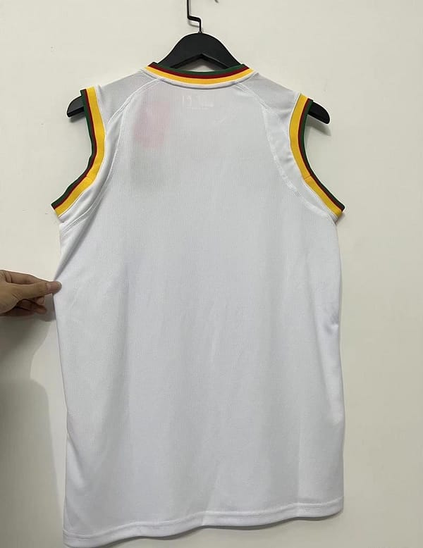 Retro 2002 Cameroon White Jersey - Image 7