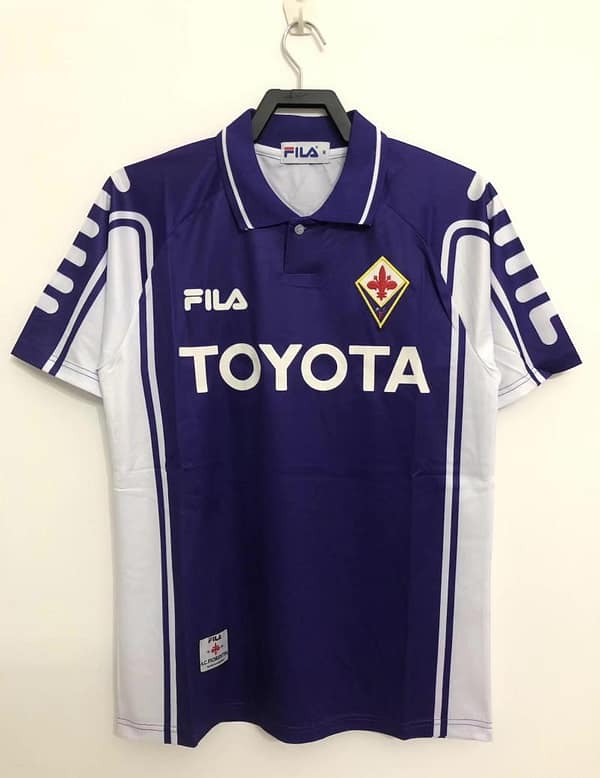 Retro 99/00 Fiorentina Home Soccer Jersey - Image 6