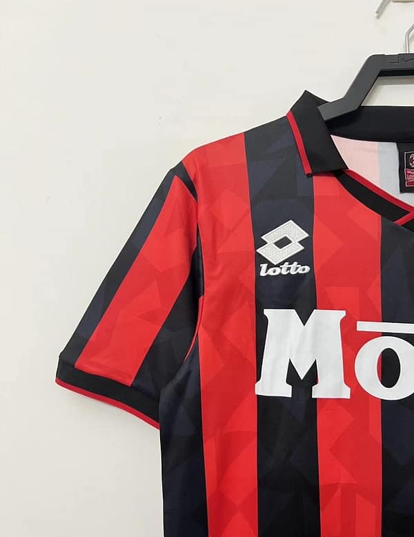 Retro 93/94 AC Milan Home Soccer Jersey - Image 6