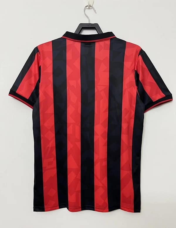 Retro 93/94 AC Milan Home Soccer Jersey - Image 9
