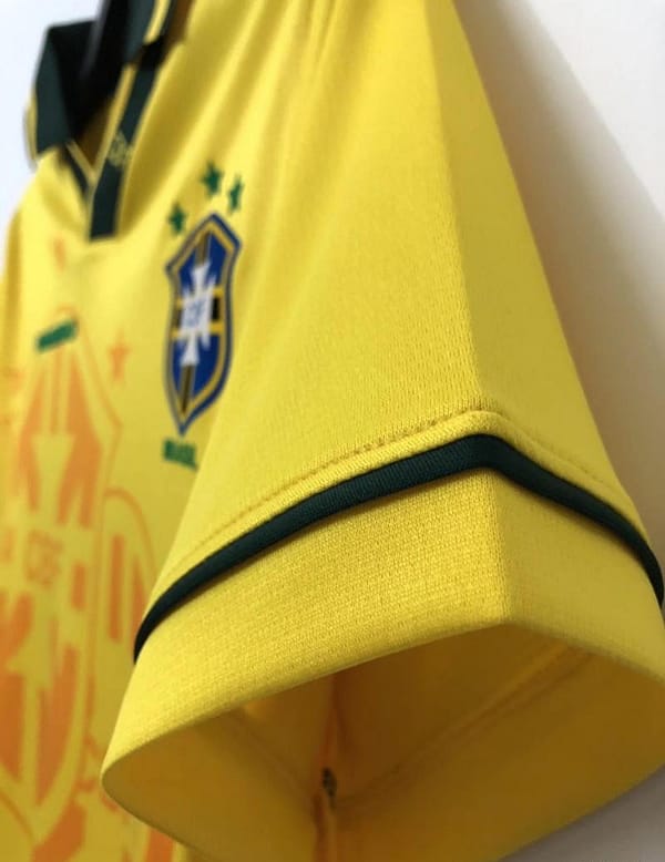 Retro 1994 Brazil home Soccer Jersey - Image 3