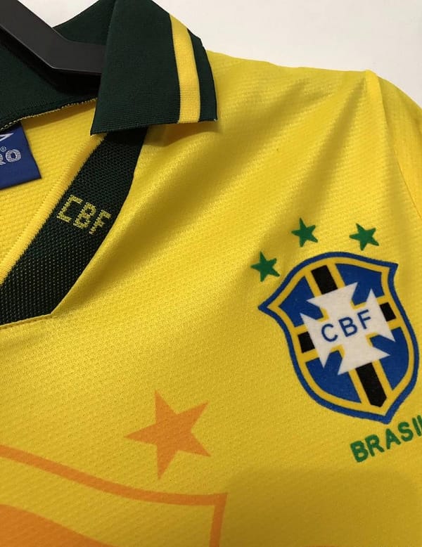 Retro 1994 Brazil home Soccer Jersey - Image 6