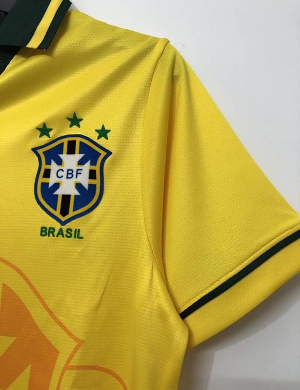 Retro 1994 Brazil home Soccer Jersey - Image 7