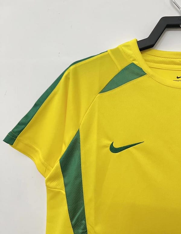 Retro 2002 Brazil Home Soccer Jersey - Image 2
