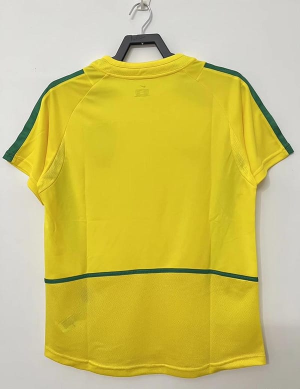 Retro 2002 Brazil Home Soccer Jersey - Image 6
