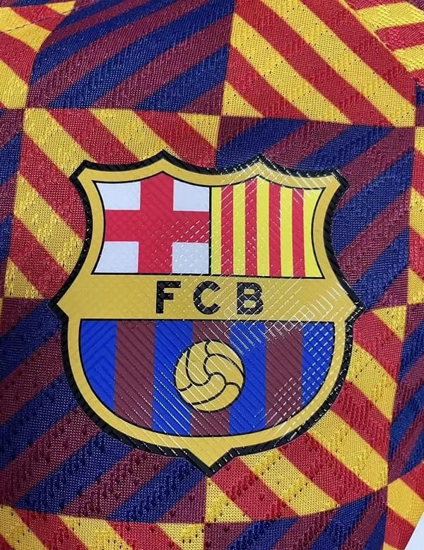 Player Version 22 23 Barcelona Orange Training Jersey - Image 3