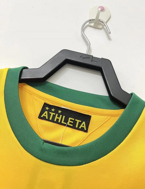 Retro 1970 Brazil Home Jersey 10#Pelé Commemorate The King Of Football - Image 2