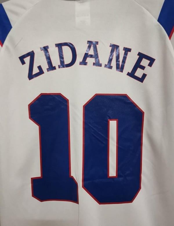 Retro 1996 France Away Soccer Jersey - Image 2