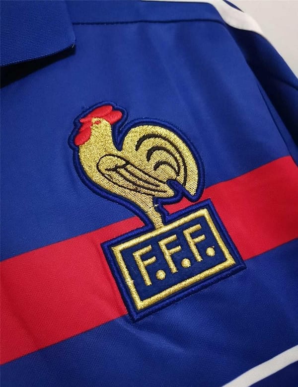 Retro 1984 France Home Soccer Jersey - Image 5