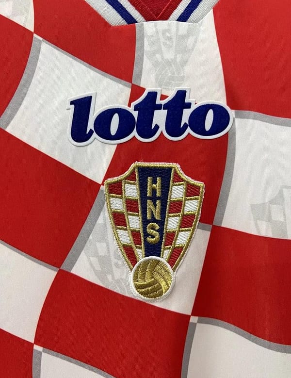 Retro 1998 Croatia Home Soccer Jersey - Image 4