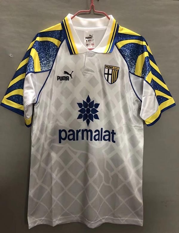 Retro 95/97 Parma Home Soccer Jersey