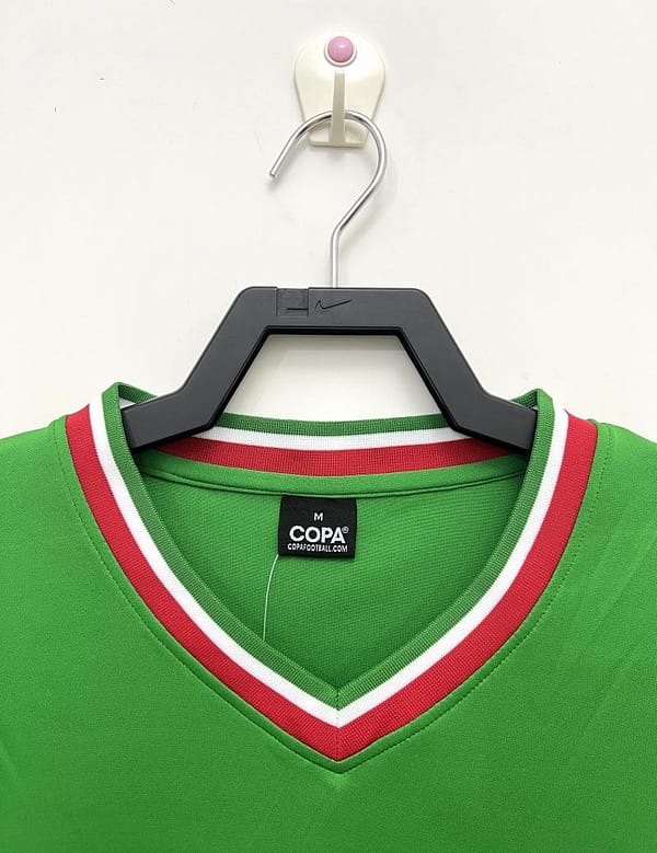 Retro 1970 Mexico Home Soccer Jersey - Image 5