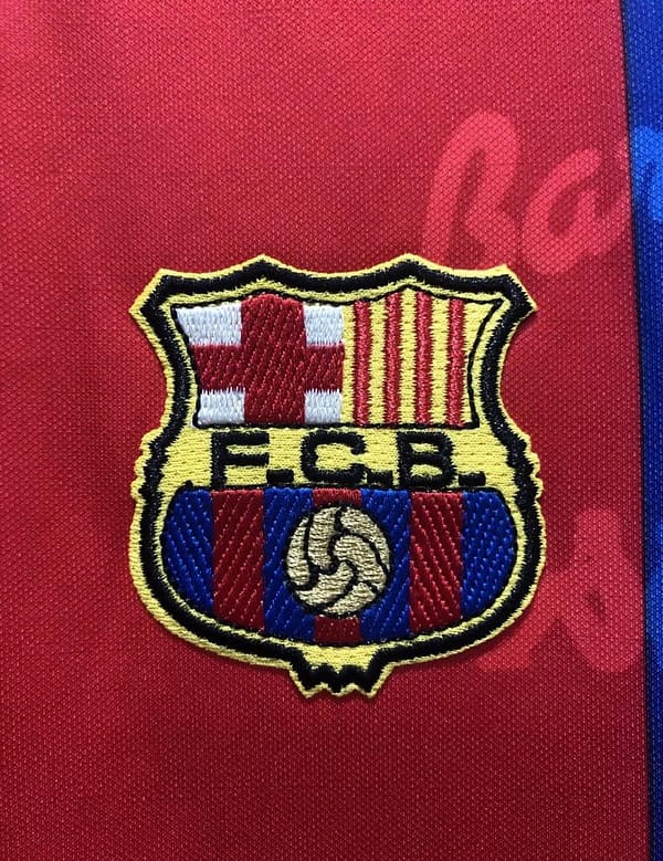 Retro 92/95 Barcelona Home Soccer Jersey - Image 7