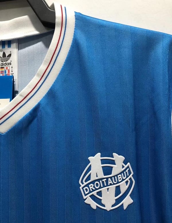 Retro 90/91 Olympique Marseille Away Soccer Jersey - Image 10
