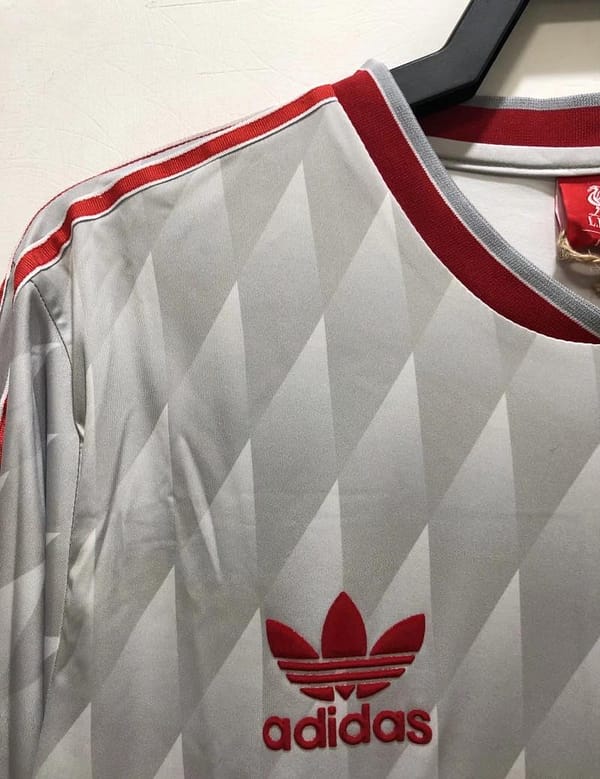 Retro 89/91 Long Sleeve Liverpool Away Soccer Jersey - Image 8