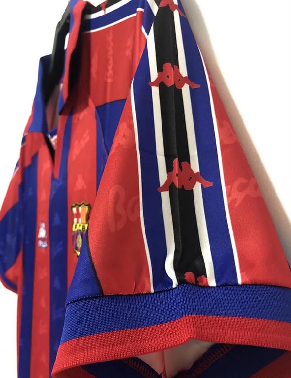 Retro 96/97 Barcelona Home Soccer Jersey - Image 3