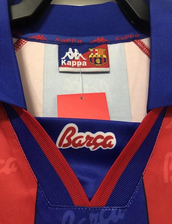 Retro 96/97 Barcelona Home Soccer Jersey - Image 5