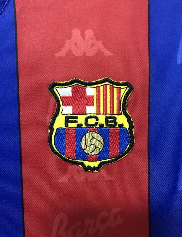 Retro 96/97 Barcelona Home Soccer Jersey - Image 7