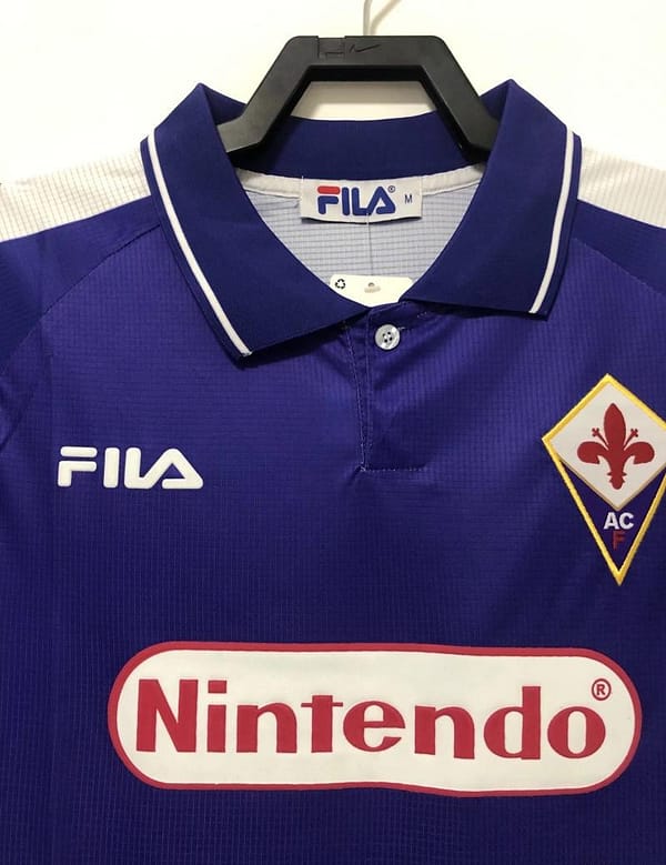 Retro 98/99 Fiorentina Home Soccer Jersey - Image 8