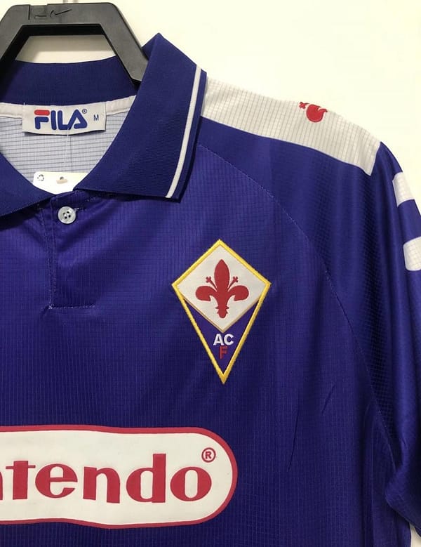Retro 98/99 Fiorentina Home Soccer Jersey - Image 9