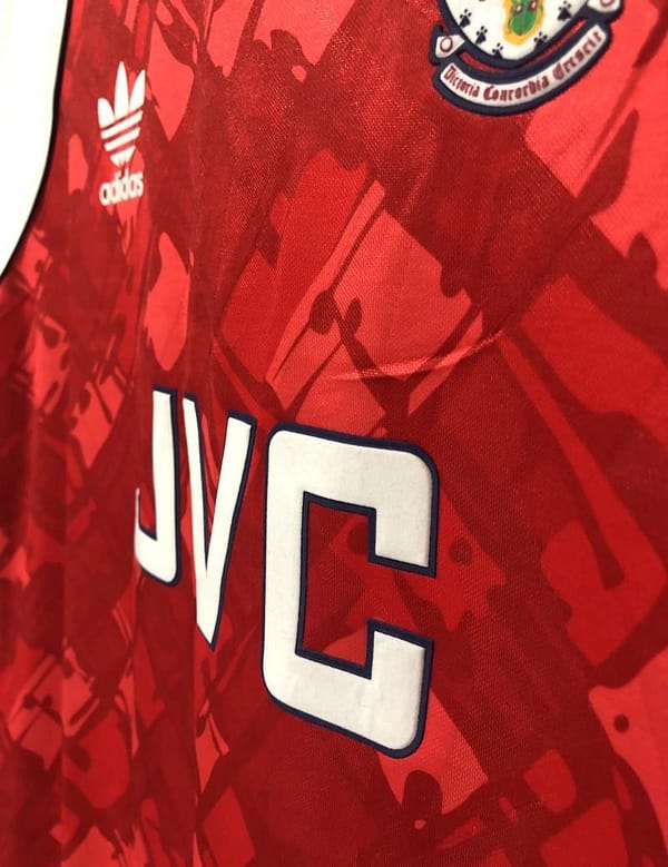 Retro 90/92 Arsenal Home Soccer Jersey - Image 4