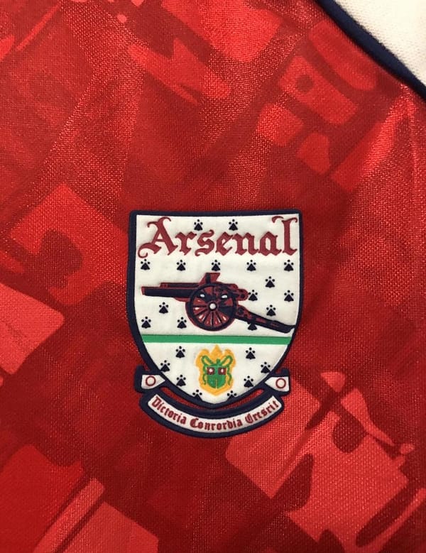Retro 90/92 Arsenal Home Soccer Jersey - Image 6
