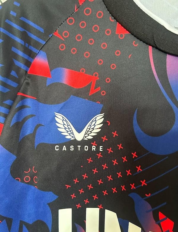 24/25 Glasgow Rangers Third Black/Red Jersey - Image 6