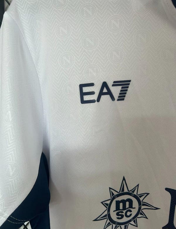 24/25 SS Napoli Away White Jersey - Image 8