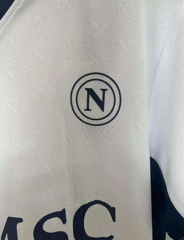 24/25 SS Napoli Away White Jersey - Image 9