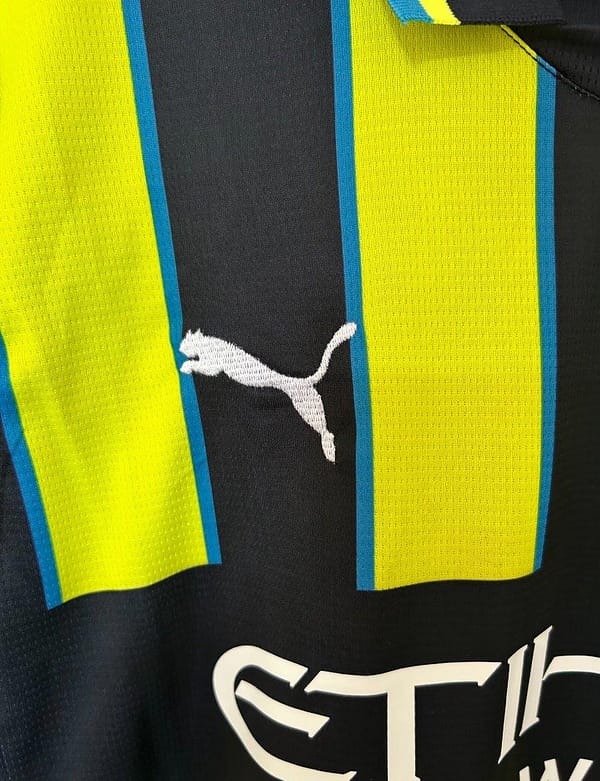 24/25 Manchester City Away Yellow Jersey - Image 5