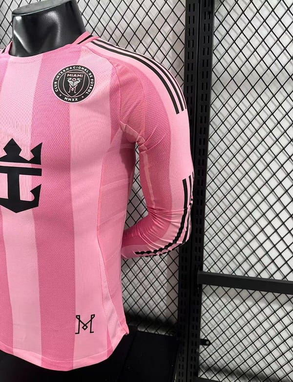 Player Version 25/26 Inter Miami Away Pink Long Sleeve Jersey - Image 5
