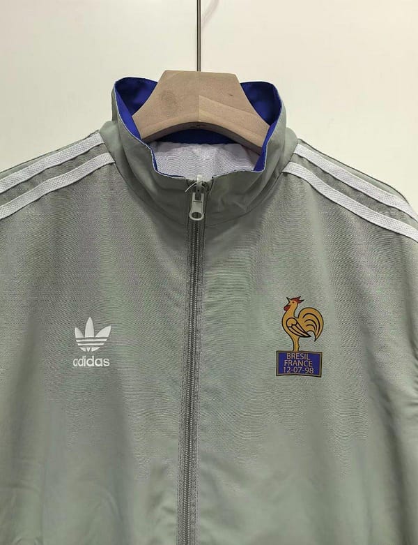 2025 France Blue/Grey Reversible Windbreaker - Image 5