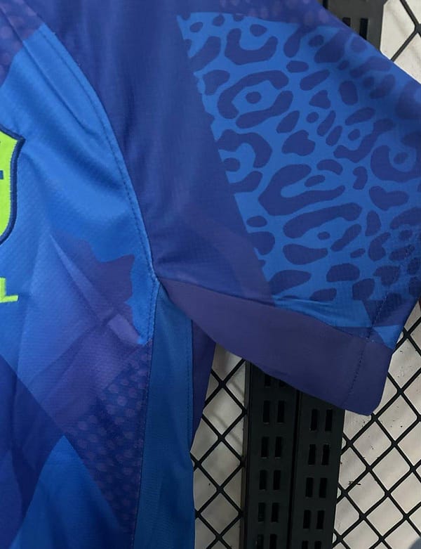 2025 Brazil Away Blue Jersey - Image 5