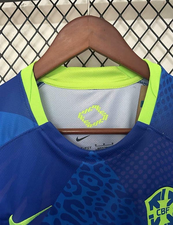 2025 Brazil Away Blue Jersey - Image 7