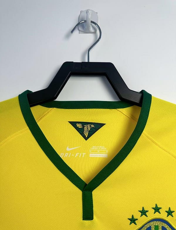 Retro 2014 Brazil Home Jersey - Image 3