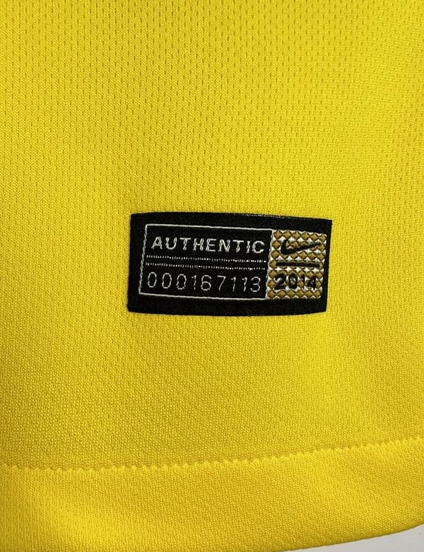 Retro 2014 Brazil Home Jersey - Image 5