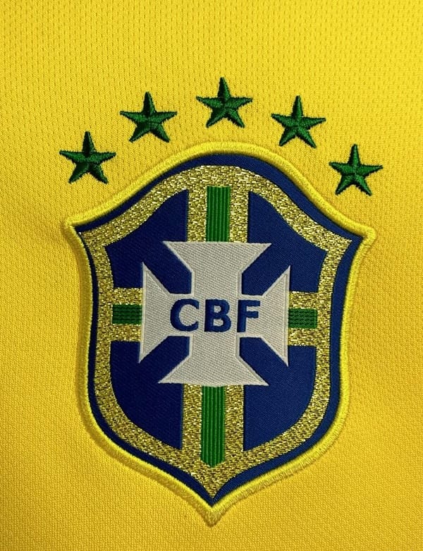 Retro 2014 Brazil Home Jersey - Image 7