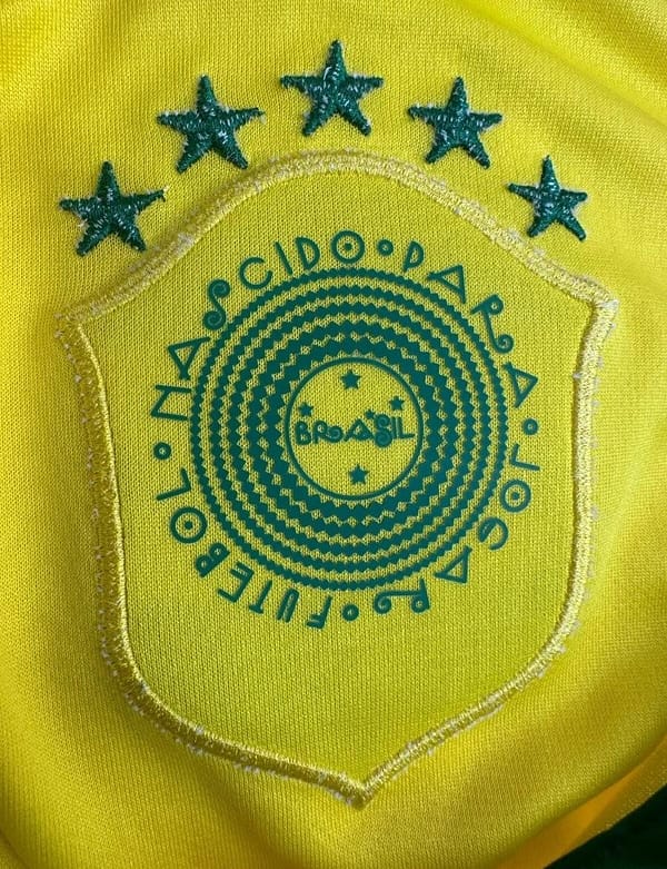 Retro 2014 Brazil Home Jersey - Image 8