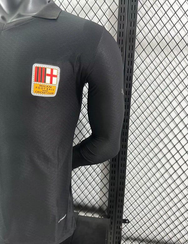 Player Version 24/25 AC Milan 125Th Anniversary Black Long Sleeve Jersey - Image 8