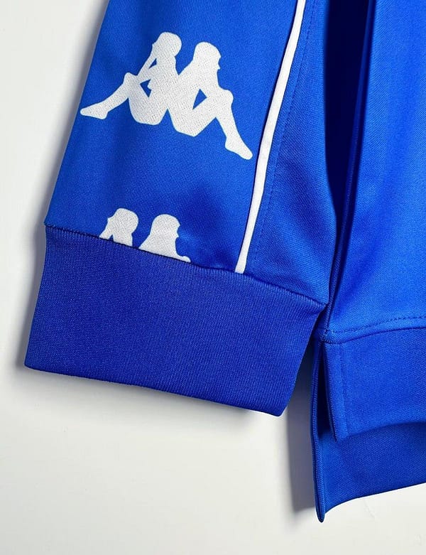 Retro 99/00 Juventus Away Long Sleeve Blue Jersey - Image 5