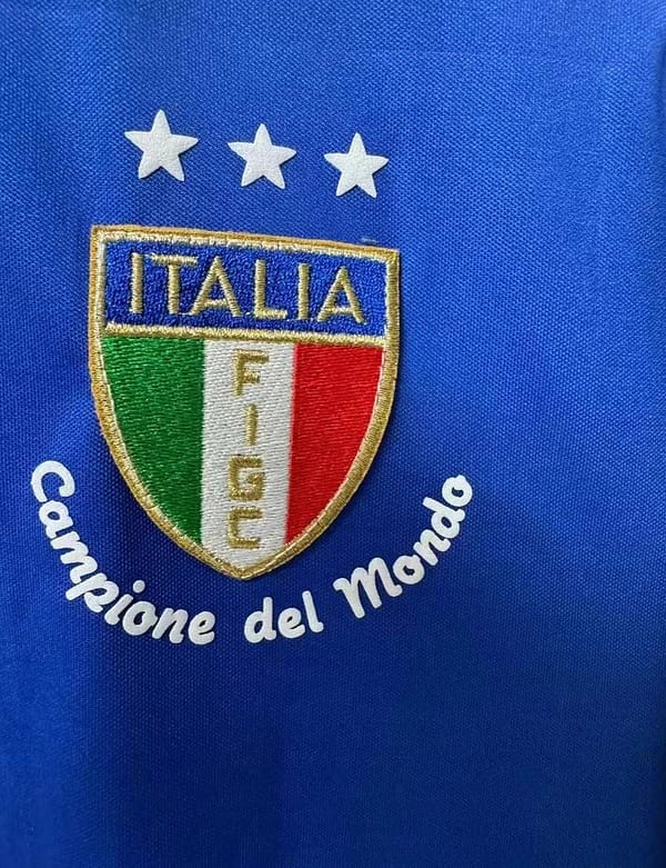 Retro 1982 Italy Home Long Sleeve Jersey - Image 5