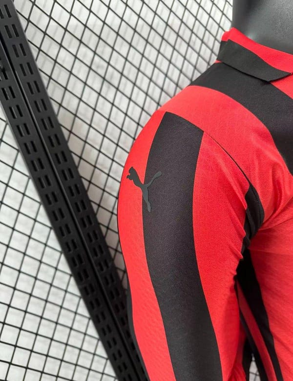 Player Version 24/25 AC Milan Home 125Th Anniversary Long Sleeve Jersey - Image 4