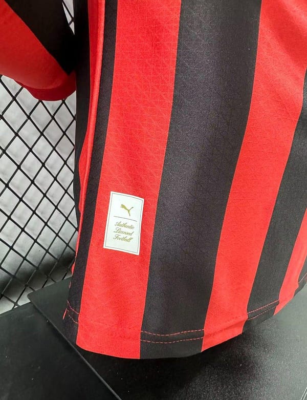 Player Version 24/25 AC Milan Home 125Th Anniversary Long Sleeve Jersey - Image 5