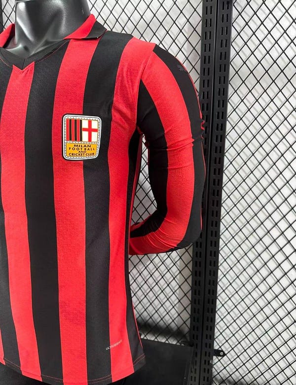 Player Version 24/25 AC Milan Home 125Th Anniversary Long Sleeve Jersey - Image 10