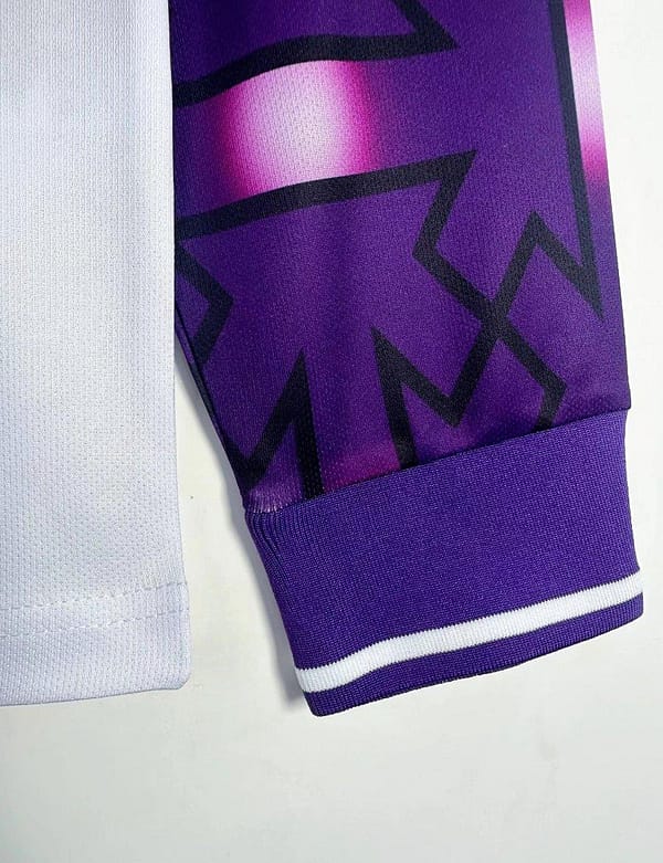 Retro 92/93 Fiorentina Away Long Sleeve  Jersey - Image 5