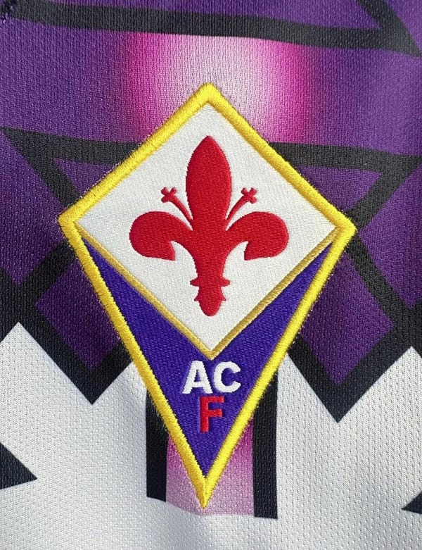 Retro 92/93 Fiorentina Away Long Sleeve  Jersey - Image 7